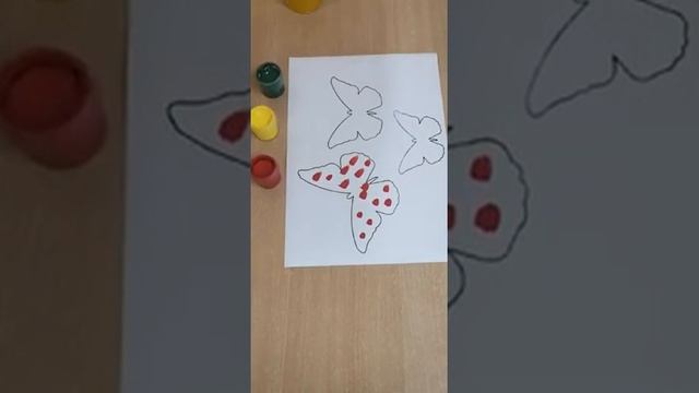 Рисование "Бабочка", воспитатель Дорошева К.С. смотреть онлайн