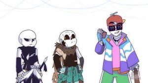 Озвучка|UNDERVERSE 0.7 part 1|(отрывок)