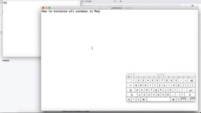 How to minimize all windows of app in mac смотреть онлайн