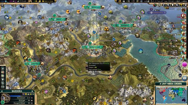 Let's Play Civ 5 (Mods) - Vietnam Huge Earth TSL - Episode 43 смотреть онлайн