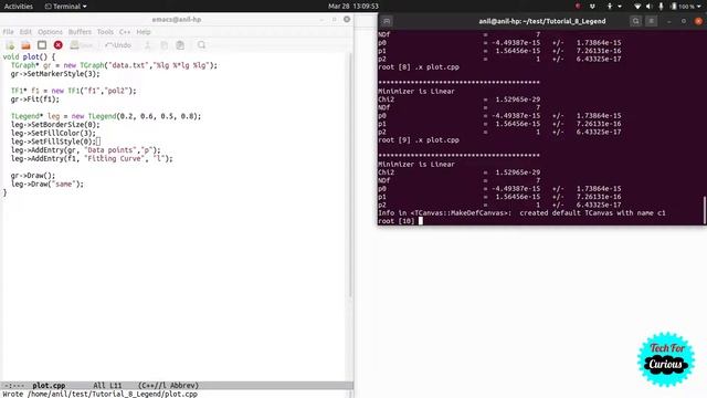 CERN ROOT Tutorial 8: Making Legends in Plots in ROOT смотреть онлайн