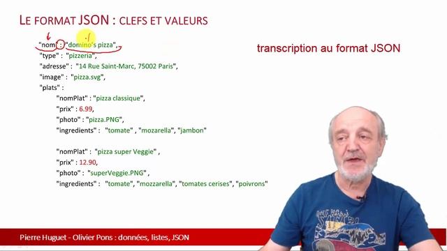 w4 1a JSON : décrire, organiser éditer ses données смотреть онлайн
