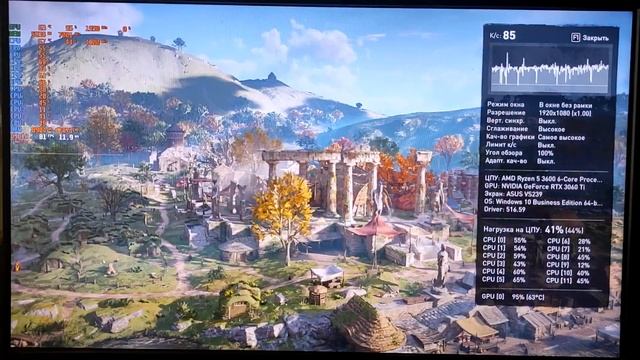 Тест видеокарты с AliExpress. Galax RTX 3060Ti MetalTop. смотреть онлайн