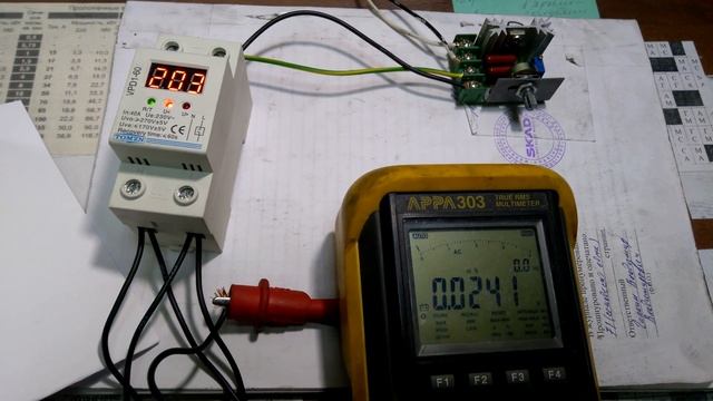 ТЕСТ РЕЛЕ НАПРЯЖЕНИЯ TOMZN VPD1-60