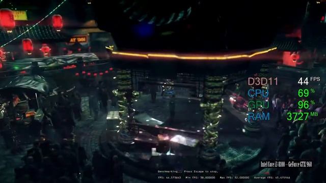 $110 GeForce GTX 960 -- Intel Core i3-8100 -- Hitman Absolution Benchmark смотреть онлайн