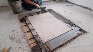 Люк в подвал под плитку. Люк в погреб под ламинат своими руками. Часть 2.