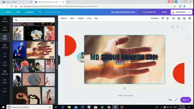 How To Make Channel Art For YouTube For Free | YouTube Banner | Canva | Bangla Tutorial | JOSS HELP смотреть онлайн