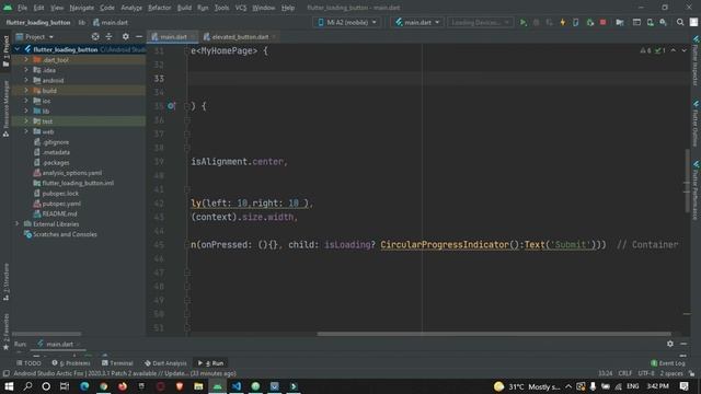 Flutter Button Loading Progress Indicator - Flutter Basic Tutorial смотреть онлайн