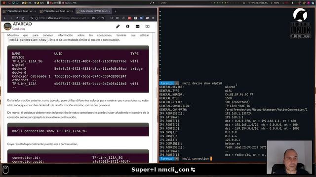 Gestionar el WiFi desde la terminal смотреть онлайн