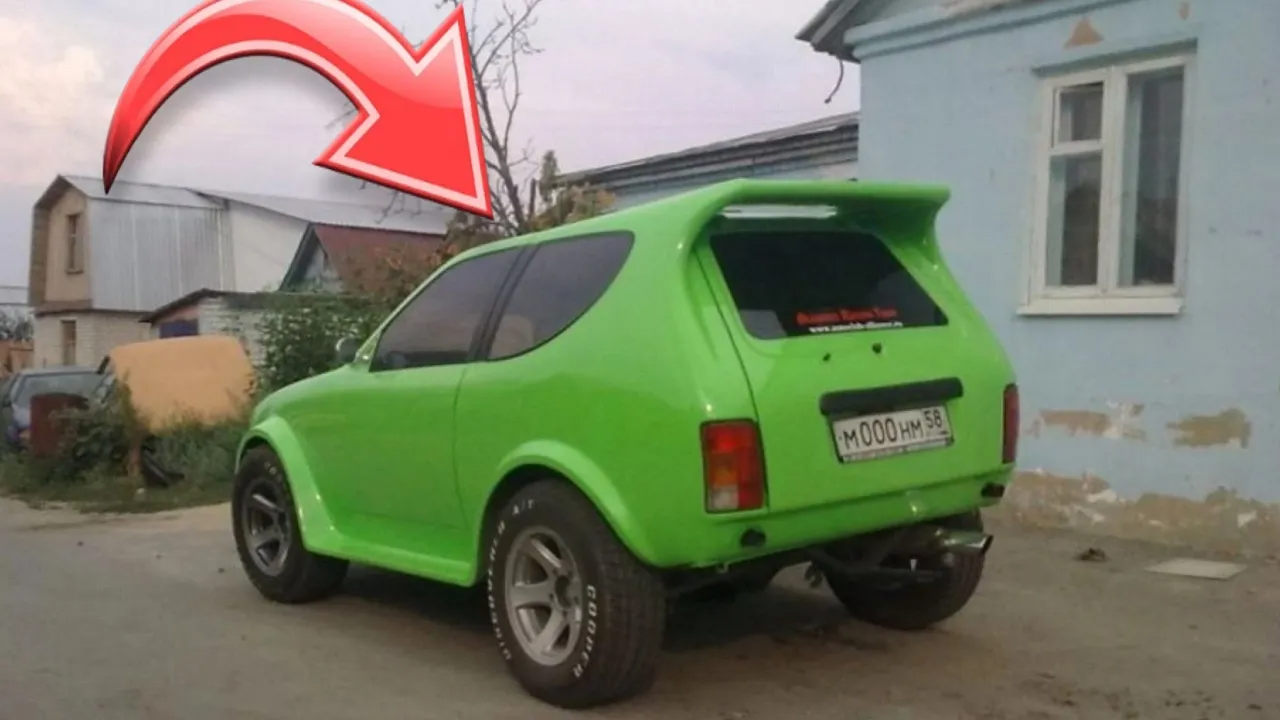 Необычные модификации и тюнинг автомобилей Лада Нива. №5 смотреть онлайн