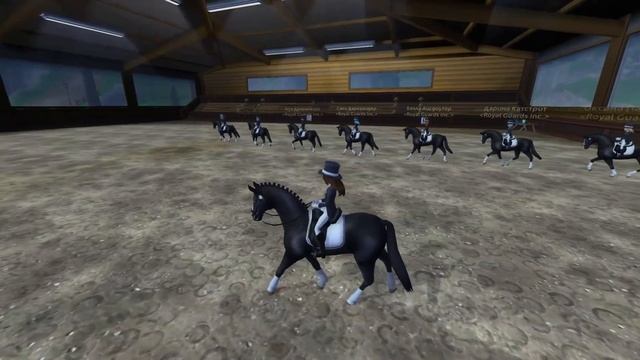 Тренировка по Выездке 22.03.2020✌ // Royal Guards Inc // Star Stable Online смотреть онлайн