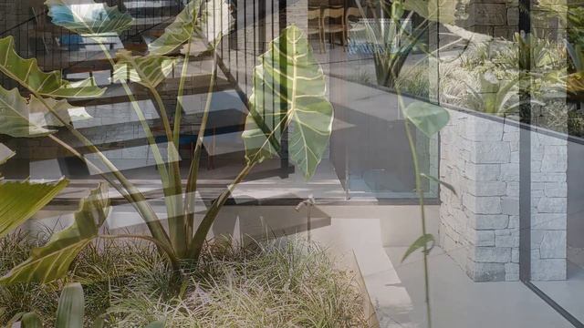 House Design With Internal Courtyard And Gardened Roof Planes Float Above смотреть онлайн