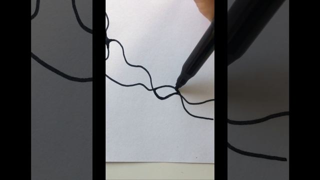 ✨? ОКРУГЛЕНИЕ ОСТРЫХ УГЛОВ В НЕЙРОГРАФИЧЕСКОМ РИСУНКЕ?✨ Нейрографика для начинающих❤️? смотреть онлайн