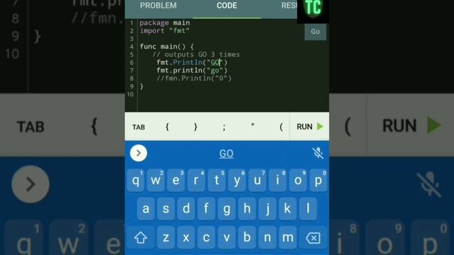 Debug and fix 1st project answer GO programming language | GO program answer SoloLearn смотреть онлайн