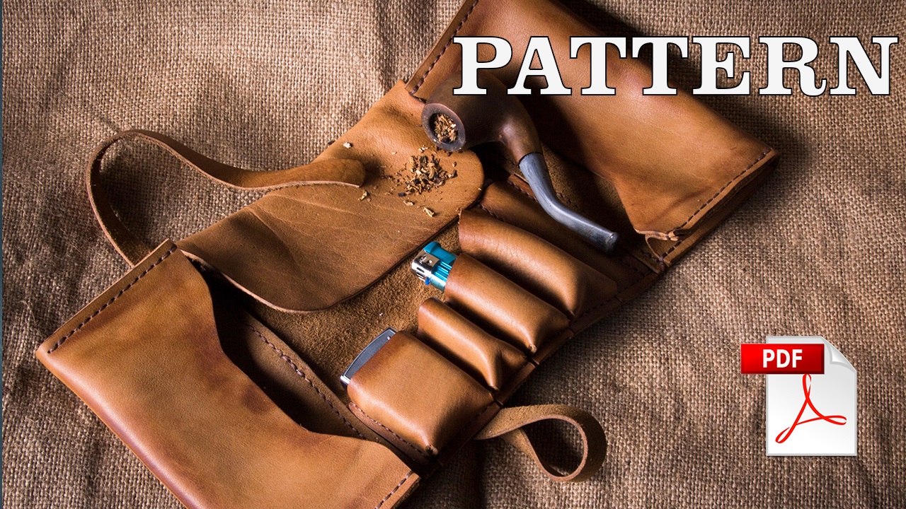 Скрутка (кисет) для трубки своими руками | Leather Pipe Pouch