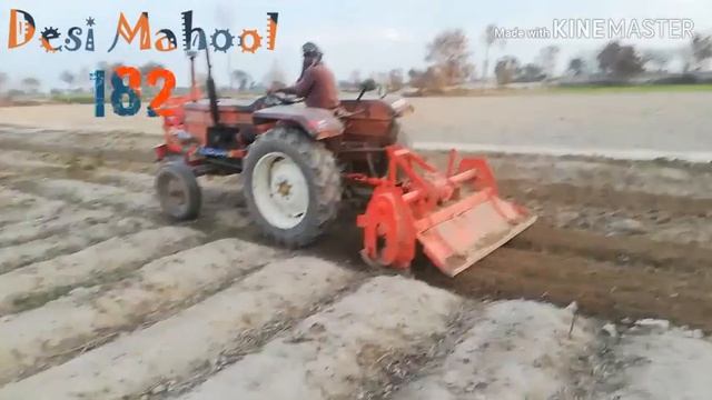Fiat special 420 working the rotawater in agricultural||by desi mahool 182 смотреть онлайн