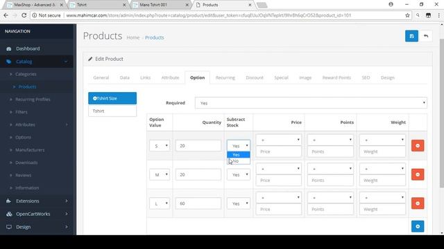 Opencart 3 - How to Setup Options in Opencart | Ecommerce Course смотреть онлайн