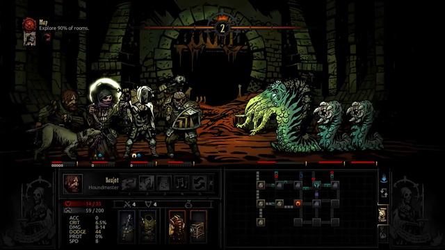 暗黑地牢/Darkest Dungeon/Darkest Mode/Week 57/Explore/Veteran Long Warrens смотреть онлайн