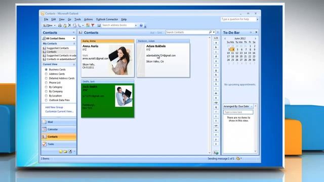 How to Add photo or picture for a contact in Microsoft® Outlook смотреть онлайн