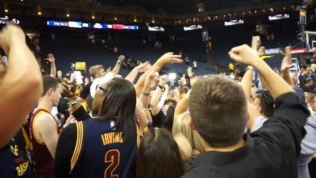 Celebrating Cavs Game 7 Win In Oracle Arena смотреть онлайн