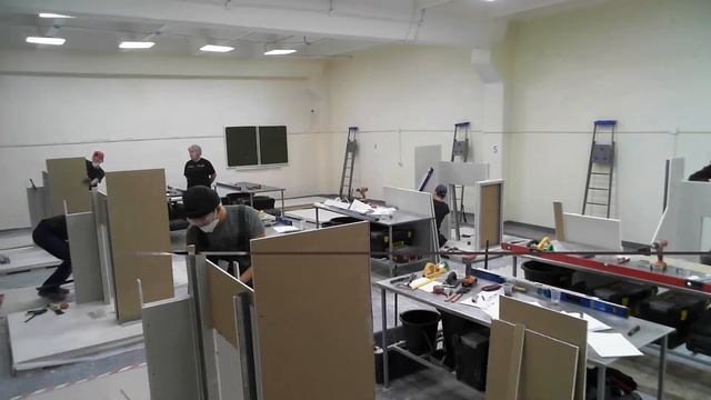 Демо сухое строительство и штукатурные работы день 4 смотреть онлайн