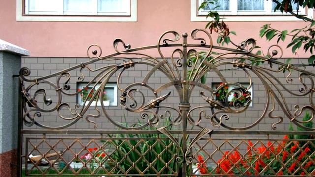Красивый кованый забор Днепр смотреть онлайн