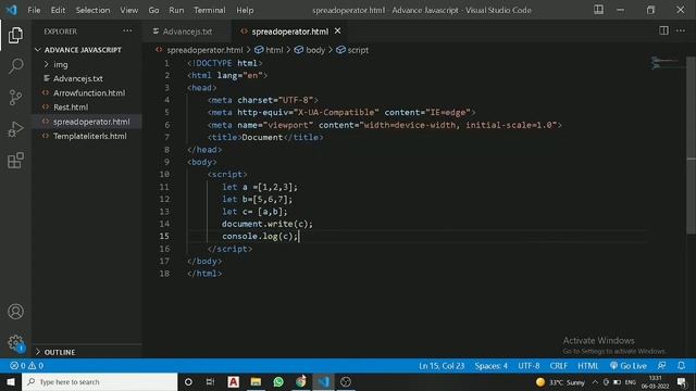 Spread Operator | Advance JavaScript ES6 смотреть онлайн