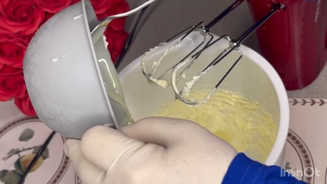 #Безешки с кремом# пирожныескремом#