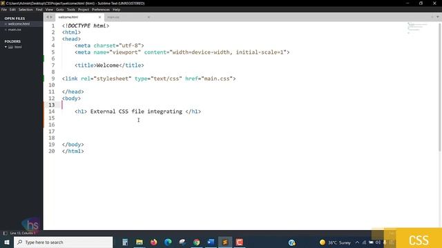 External CSS Style adding | Free Source Code | Free Live Projects | Web Development | Harisystems смотреть онлайн