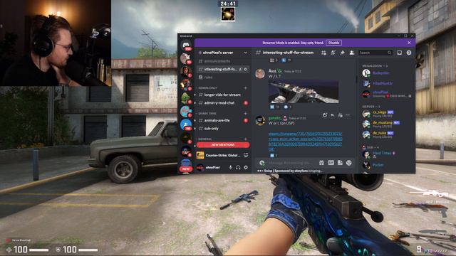 ohnePixel react for my AWP | Medusa sticker Craft смотреть онлайн