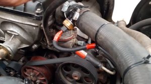 Уаз Патриот. Датчик температуры включения  дополнительного вентелятора охлаждения.