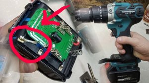 Как сделать обманку защиты для шуруповерта Нeimerdinger.ПЕРЕДЕЛКА АККУМУЛЯТОРА. Шуроповерт с Алли.
