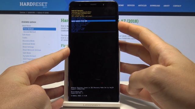 How to Wipe Cache in SAMSUNG Galaxy A7 (2018) - Reset Cache Partition смотреть онлайн