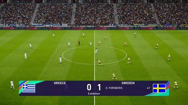 PES 2021 | Greece vs Sweden - International Friendly | Full Gameplay смотреть онлайн
