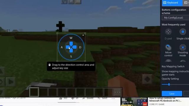 How to control minecraft in PC using NOX Emulator смотреть онлайн