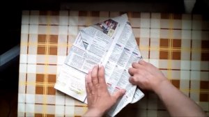 Тюбетейка из газеты своими руками