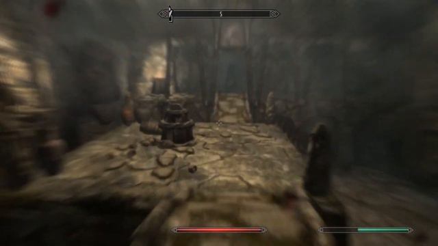 Slowing down time without using a shout in Skyrim (no mods btw) смотреть онлайн