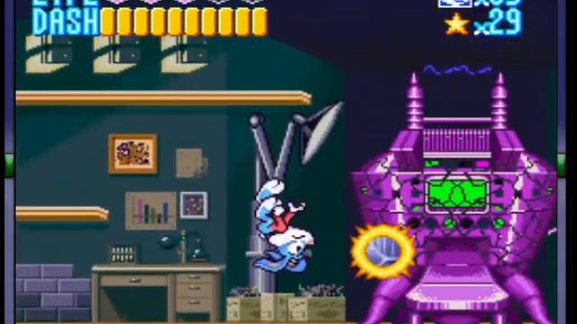 Tiny Toon Adventures - Buster Busts Loose! (SNES / Super Nintendo) -Walkthrough- Vizzed.com смотреть онлайн