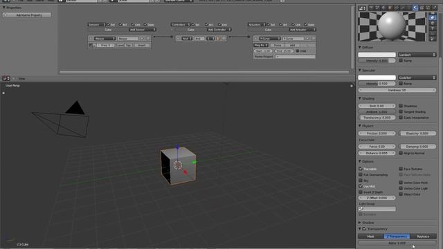 Quick Tip: Blender Game Engine: Fading Objects using Object Color/Object Alpha смотреть онлайн