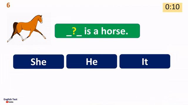 Personal Pronouns Quiz for Kids (he, she, it, they) смотреть онлайн