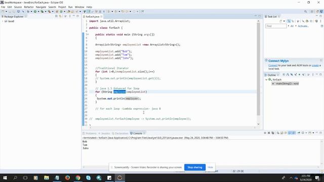 Java 8 For Each Lambda смотреть онлайн