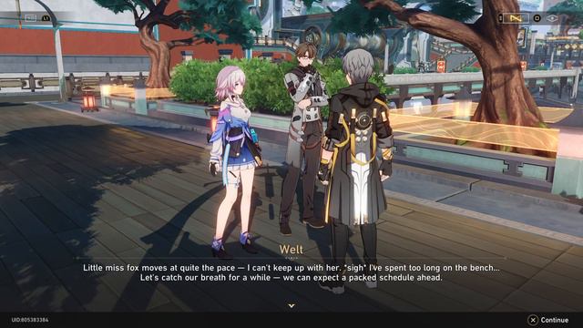 WELT TALKS ABOUT TINGYUN Honkai: Star Rail CUTSCENE смотреть онлайн