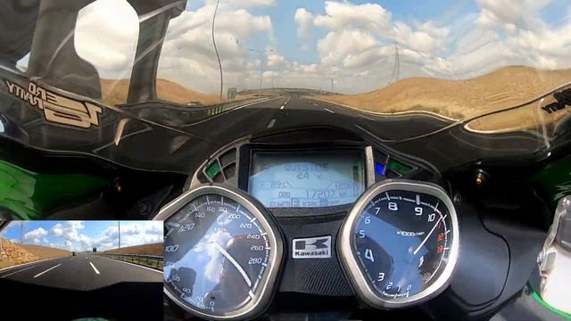 ZZR1400 0-300KM/H ACCELERATION