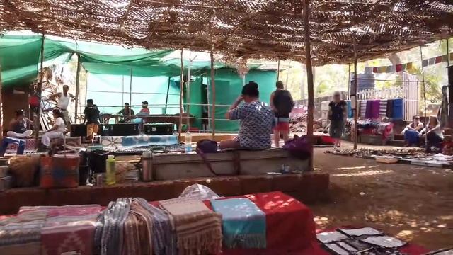 Anjuna Flea Market| Night life| Goa India| Shopping| смотреть онлайн