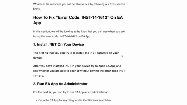 EA App Error Code INST-14-1612 (Fix) | EA App Encountered An Error And Couldn’t Finish Installing смотреть онлайн