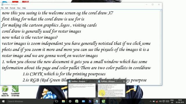 Corel draw X7 tutorial (Introduction basic tools)#EP1 смотреть онлайн
