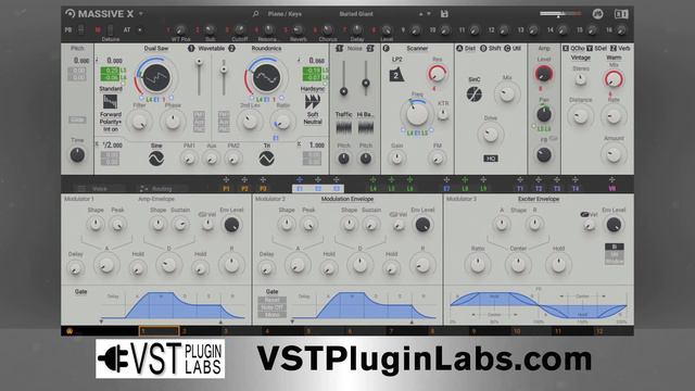 Native Instruments Massive X VST Preset Tour Piano Keys Factory Sound Demo Presets with Xfer CTHULH смотреть онлайн