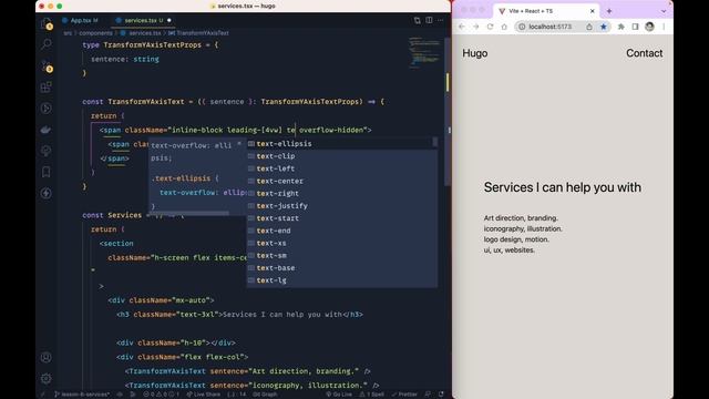 Build a portfolio website in React #5 Services смотреть онлайн