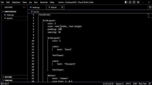 Building a Dynamic Form with Grid Layout- Creating Modern GUIs & Apps with Python Kivy Tutorial #5 смотреть онлайн