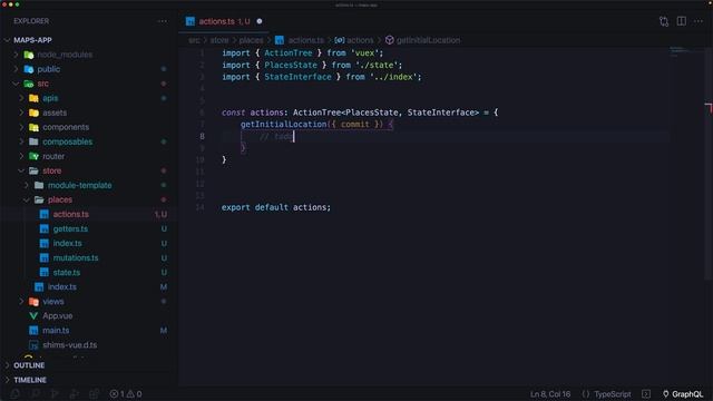 05- Action - getInitialLocation смотреть онлайн
